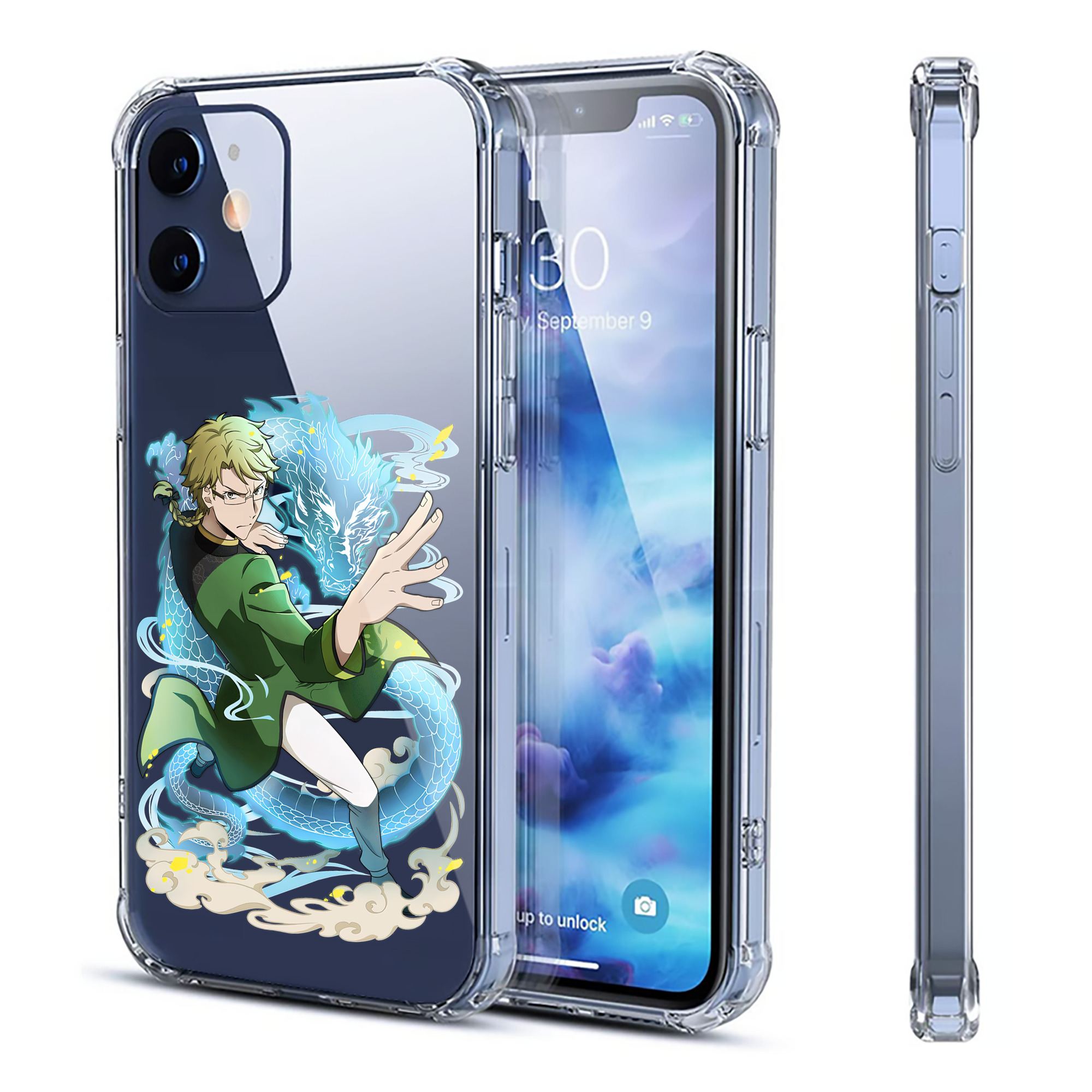 （画像用） 文豪ストレイドッグス Bungo Stray Dogs 【iPhone 12シリーズ対応】透明スマホケース（クリアソフトケース）